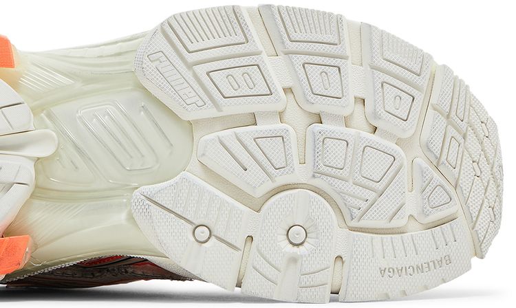 Balenciaga Runner Sneaker Eggshell Neon Orange