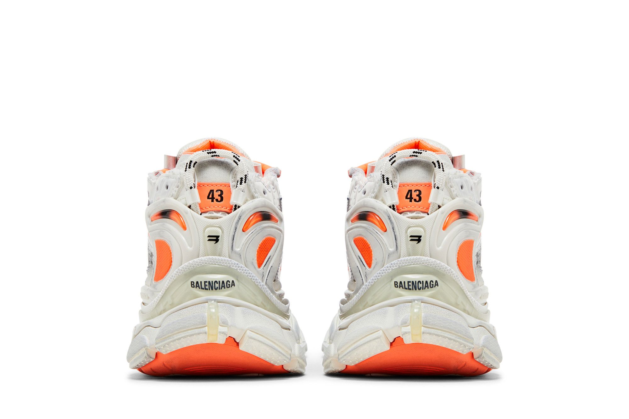 Achetez des Balenciaga Runner Sneaker Eggshell Neon Orange 677403 W3RBM 9770 GOAT FR