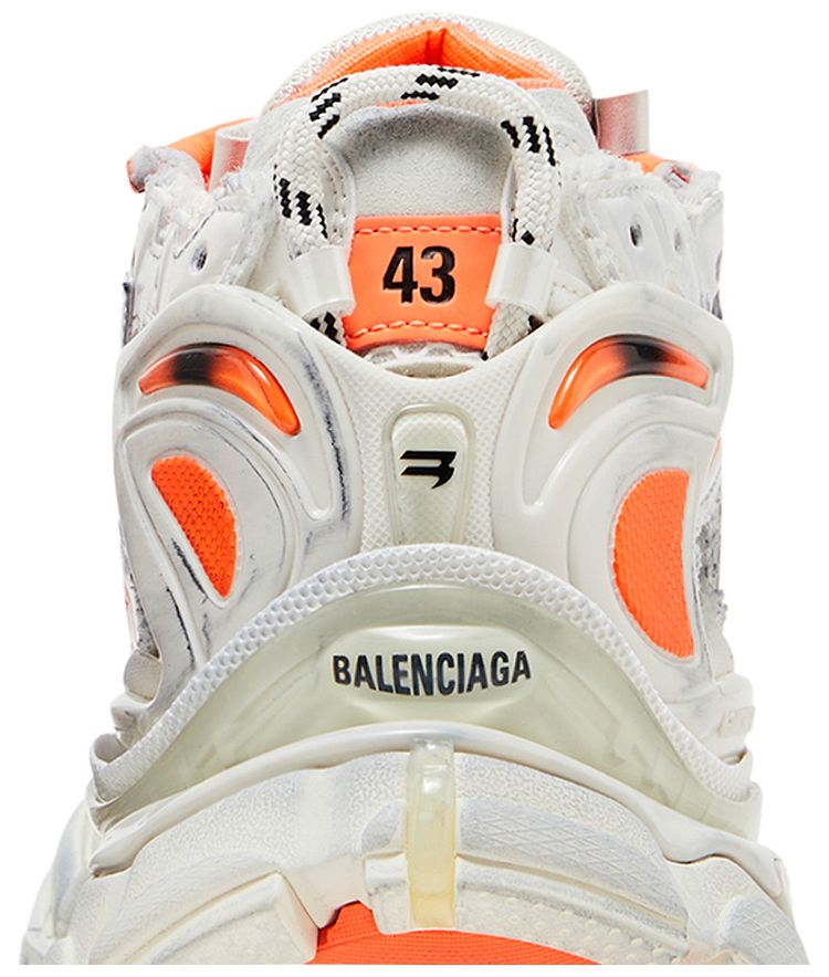 Balenciaga Runner Sneaker Eggshell Neon Orange