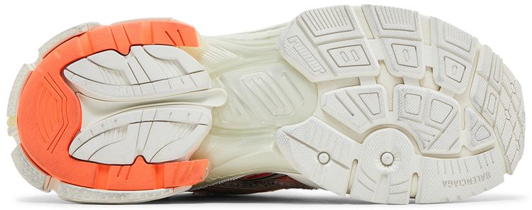 Balenciaga Runner Sneaker Eggshell Neon Orange