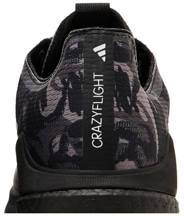 Adidas Wmns Crazyflight Black White Camo