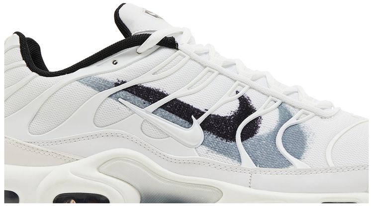 Nike Air Max Plus Spray Paint Swoosh White Cool Grey