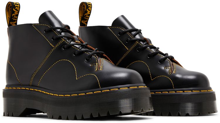Church Platform Monkey Boot Black