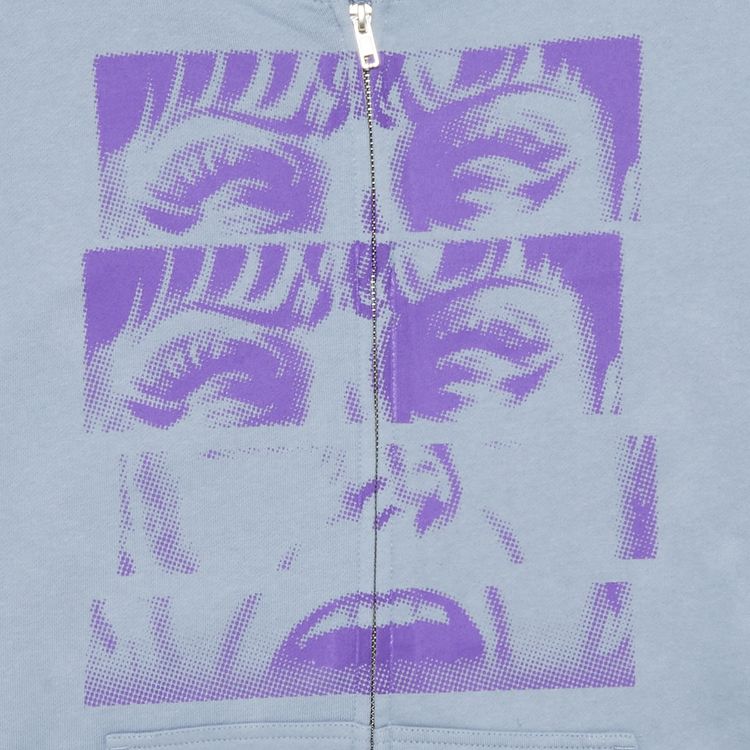 GOAT Kazuo Umezu Scream Zip Up Light Blue