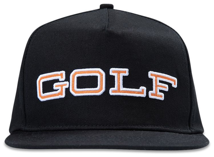 GOLF WANG State 5 Panel Hat Black