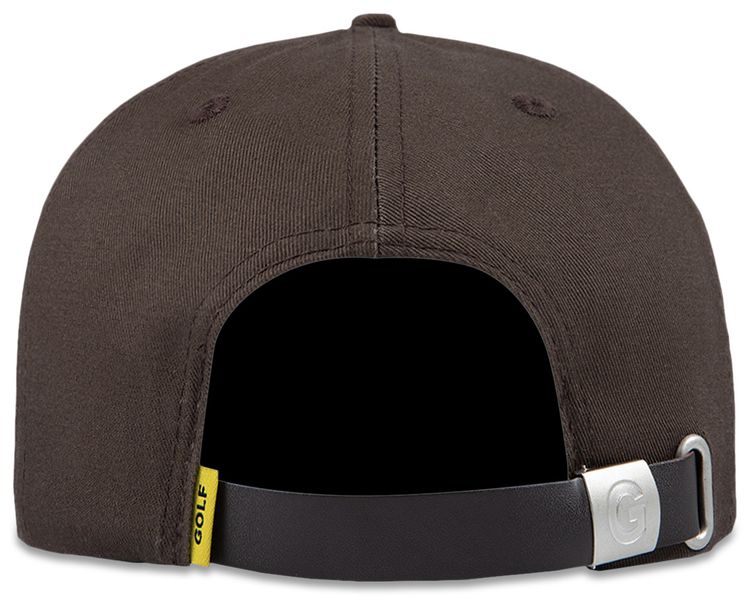 GOLF WANG Chenille G Logo Hat Dark Brown