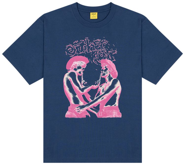 GOLF WANG Choices Tee Navy