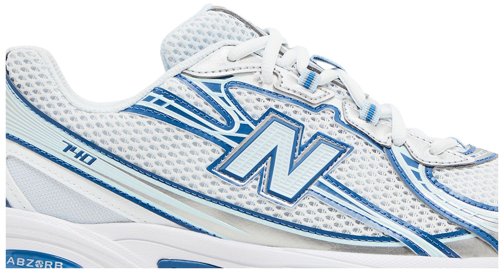 New Balance 740v2 White Ice Blue Sea Lime main image 0