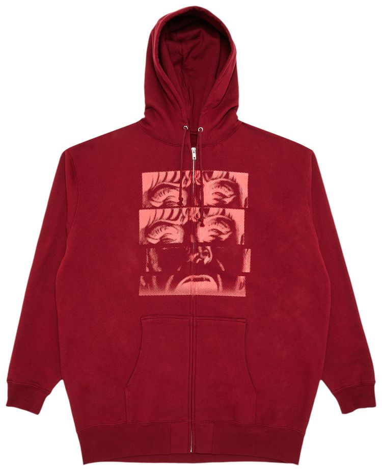 GOAT Kazuo Umezu Scream Zip Up Burgundy