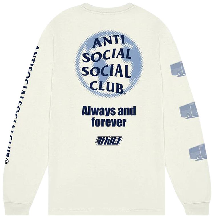 Anti Social Social Club x Kasina Global Gathering Long Sleeve Tee Off White