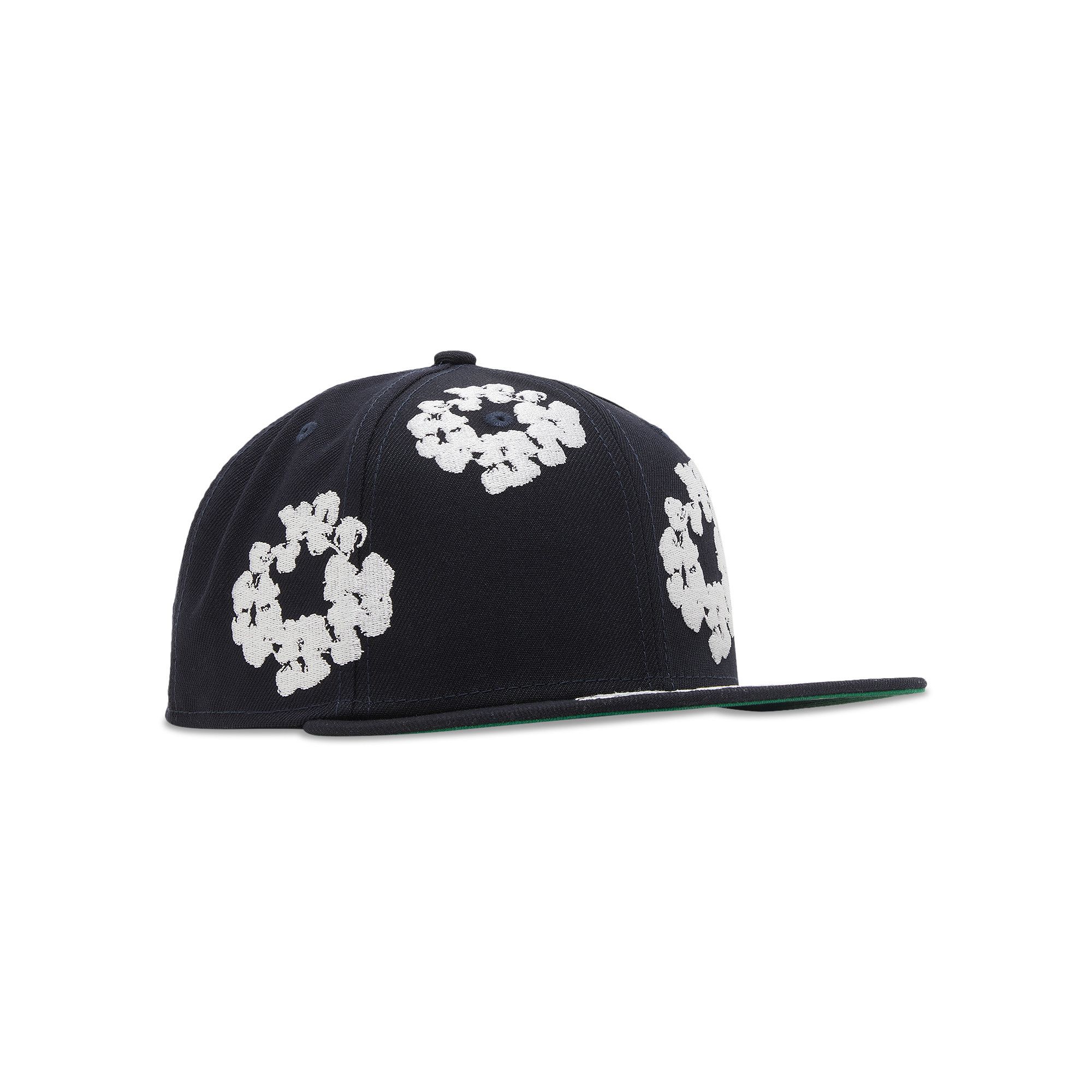 【DENIM TEARS】New Era Cotton Wreath 59/50 Navy Denim Tears New Era Cotton Wreath 59/50 Blue – PIECES