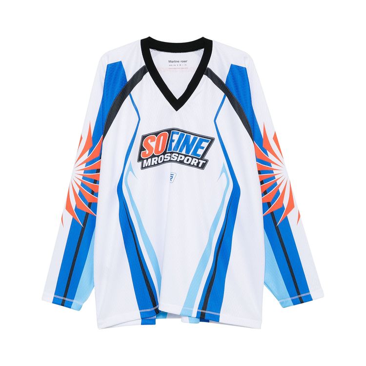Martine Rose Motorcross Jersey White