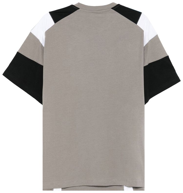 Martine Rose Oversized Panelled T Shirt GreyRose