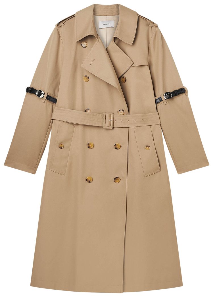 Coperni Hybrid Trench Coat Beige