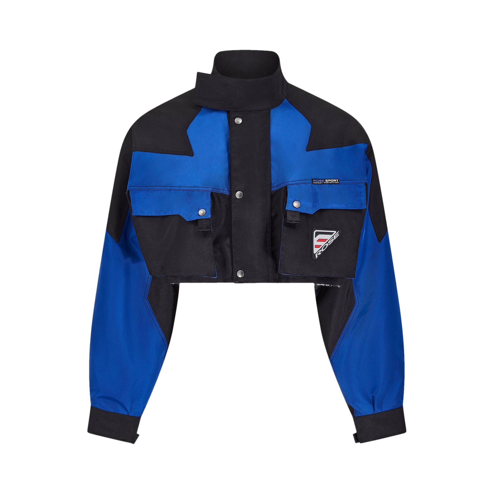Buy Martine Rose Cut Sports Jacket 'Blue/Black' - 730WO03506 BLUE