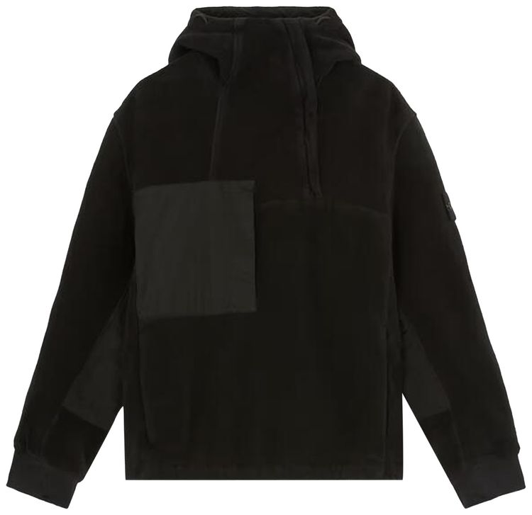Stone Island Water Repellent Hooded Anorak Black