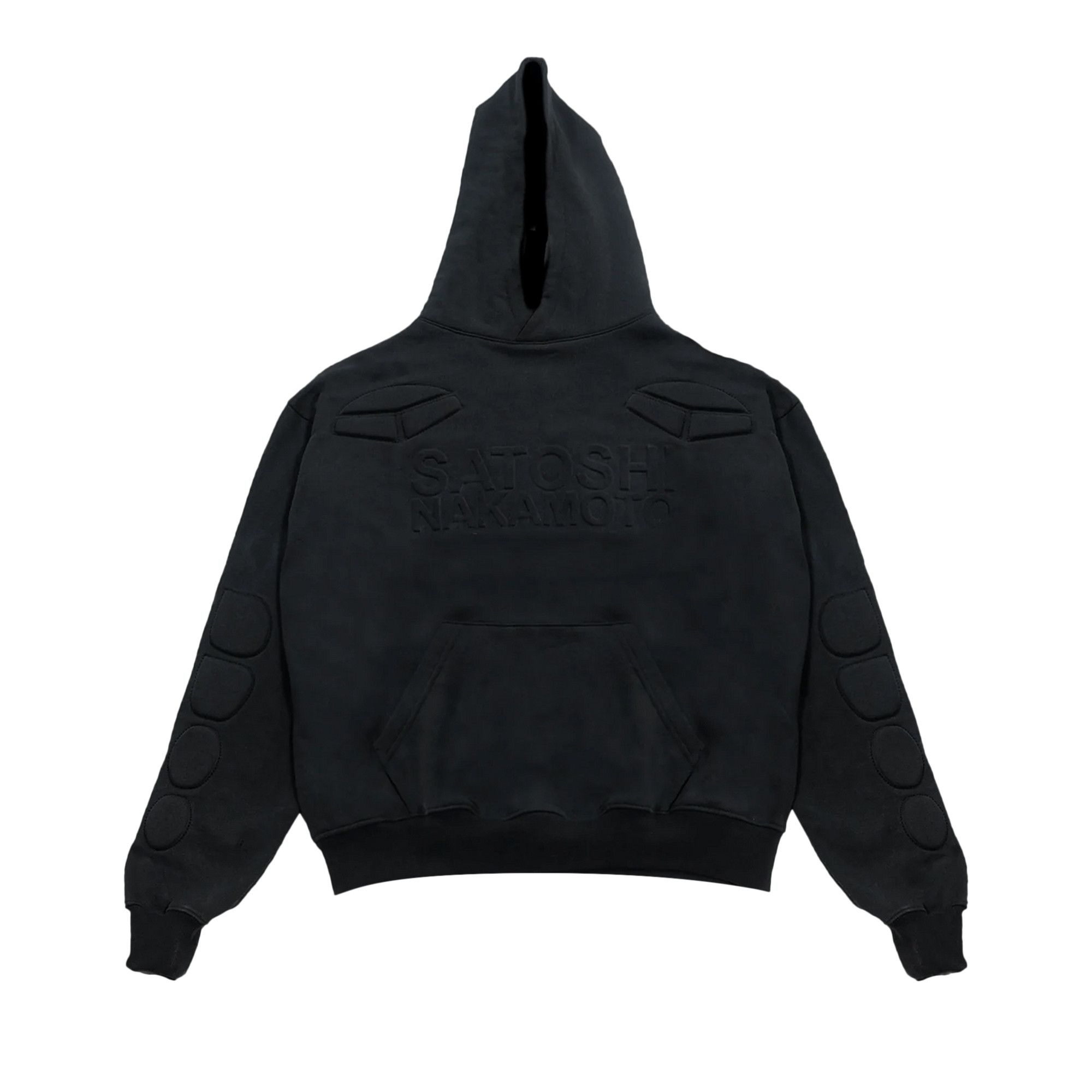 話題の行列 Nakamoto Satoshi Buy Moto GOAT | FW24HOD004 - 'Black' Hoodie トップス