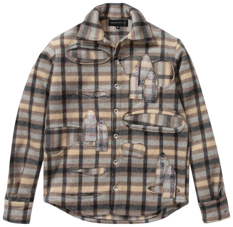 Who Decides War Heavy Duty Flannel Shirt Tan