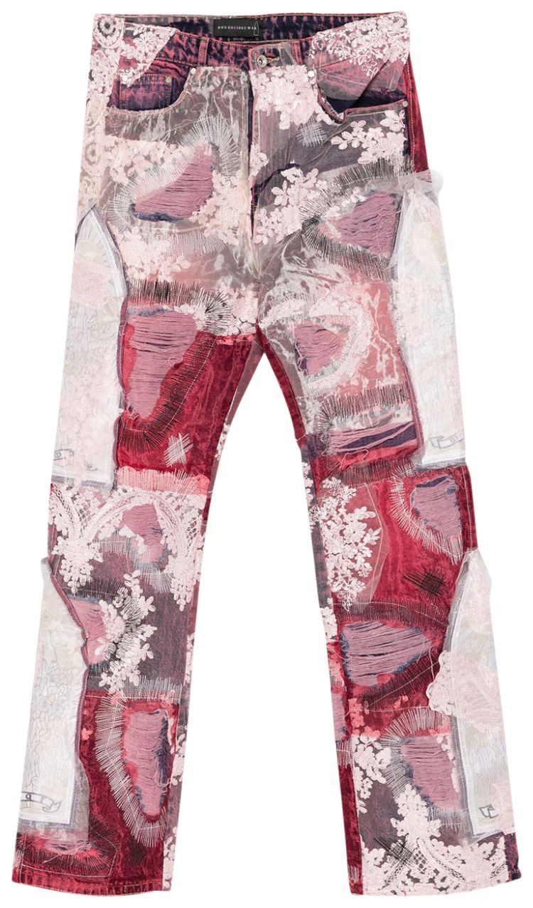 Who Decides War Overdyed Affinity Denim Ruby