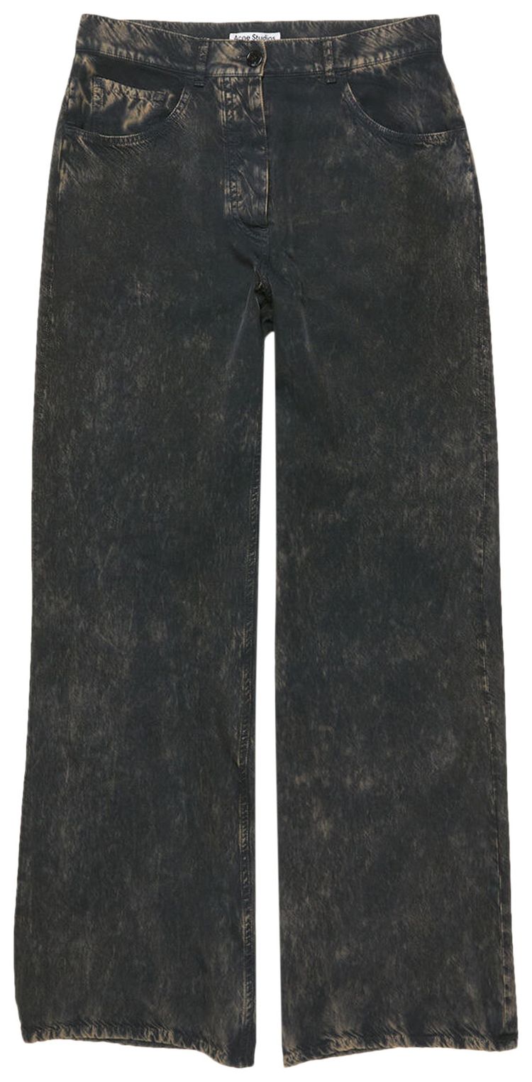 Acne Studios Printed Trousers BlackBeige