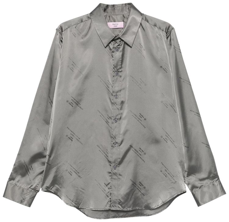 Martine Rose Classic Shirt Silver