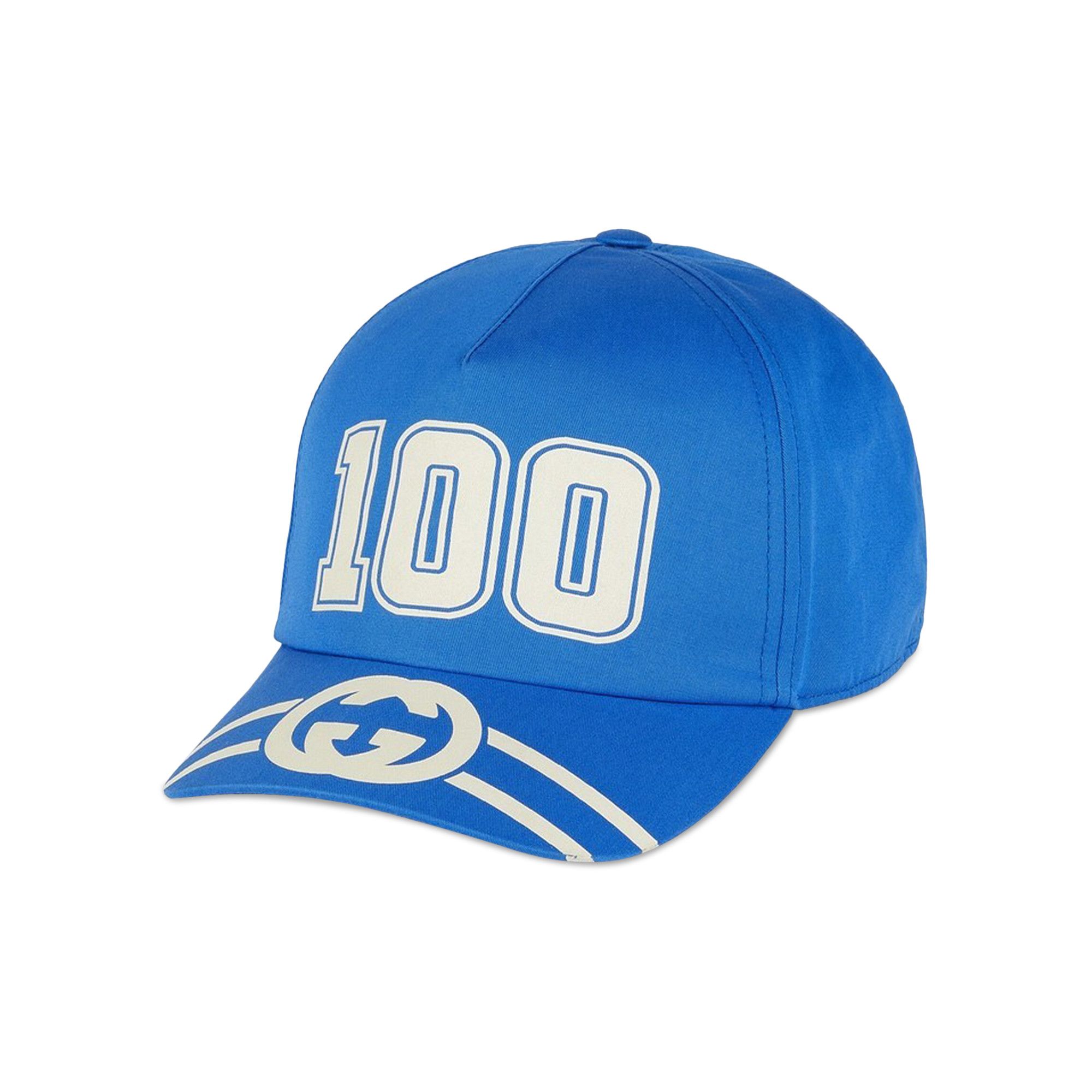 GUCCI 帽子 Gucci Original GG Canvas Baseball Hat With Web 'Beige Blue