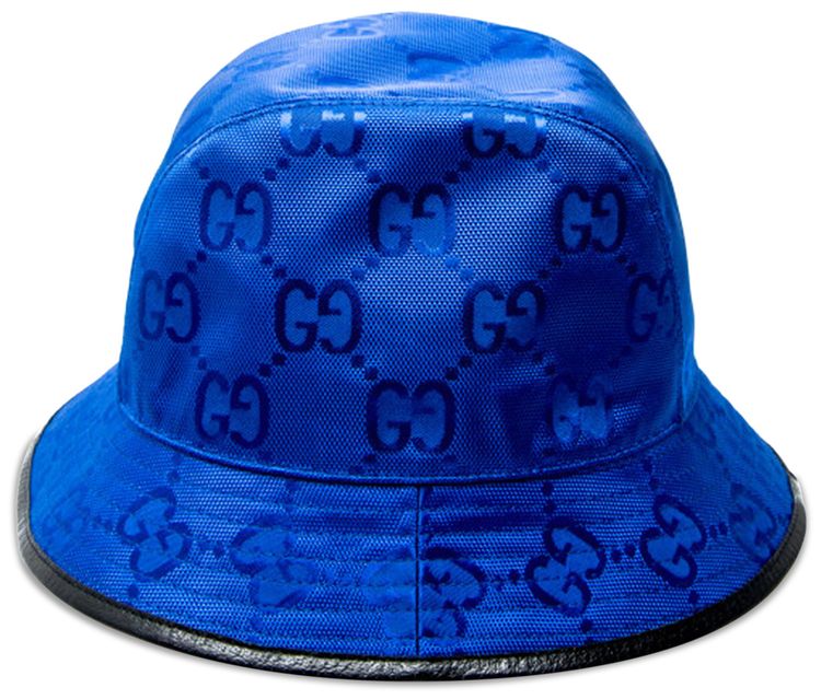 Gucci Off The Grid Bucket Hat Bright Blue