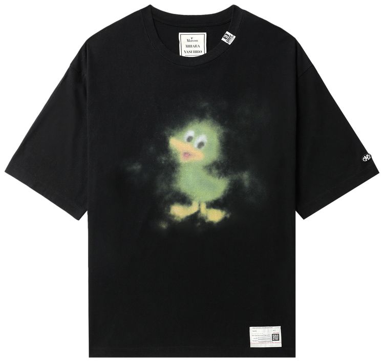 Maison Mihara Yasuhiro Duck Printed Tee Black