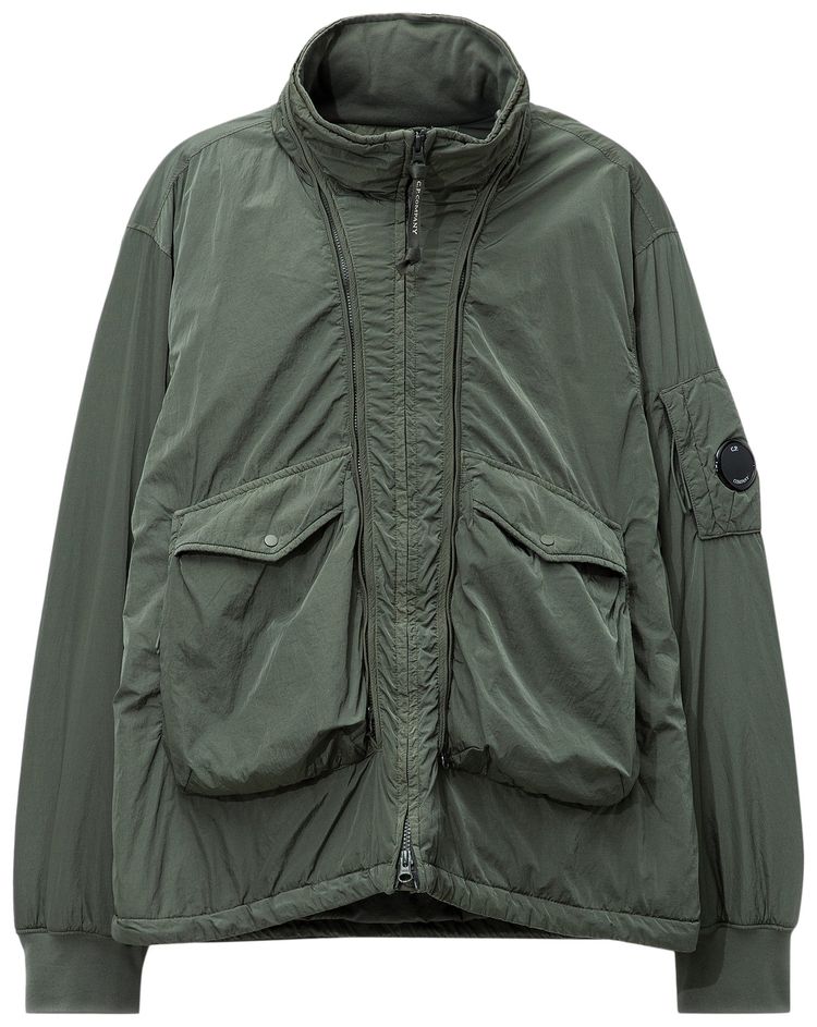CP Company Chrome R Goggle Overshirt Jacket Grape Leaf