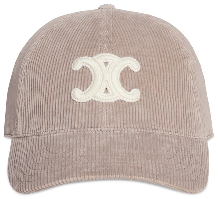 CELINE Triomphe Baseball Cap Light Grey