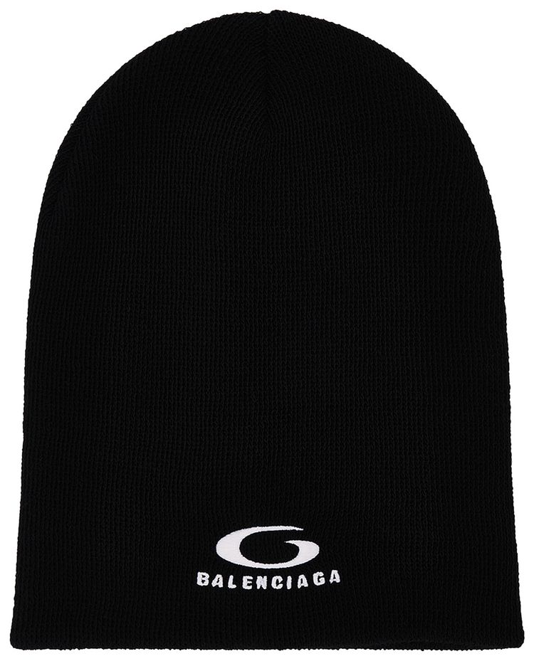 Balenciaga Loop Sports Icon Beanie Black