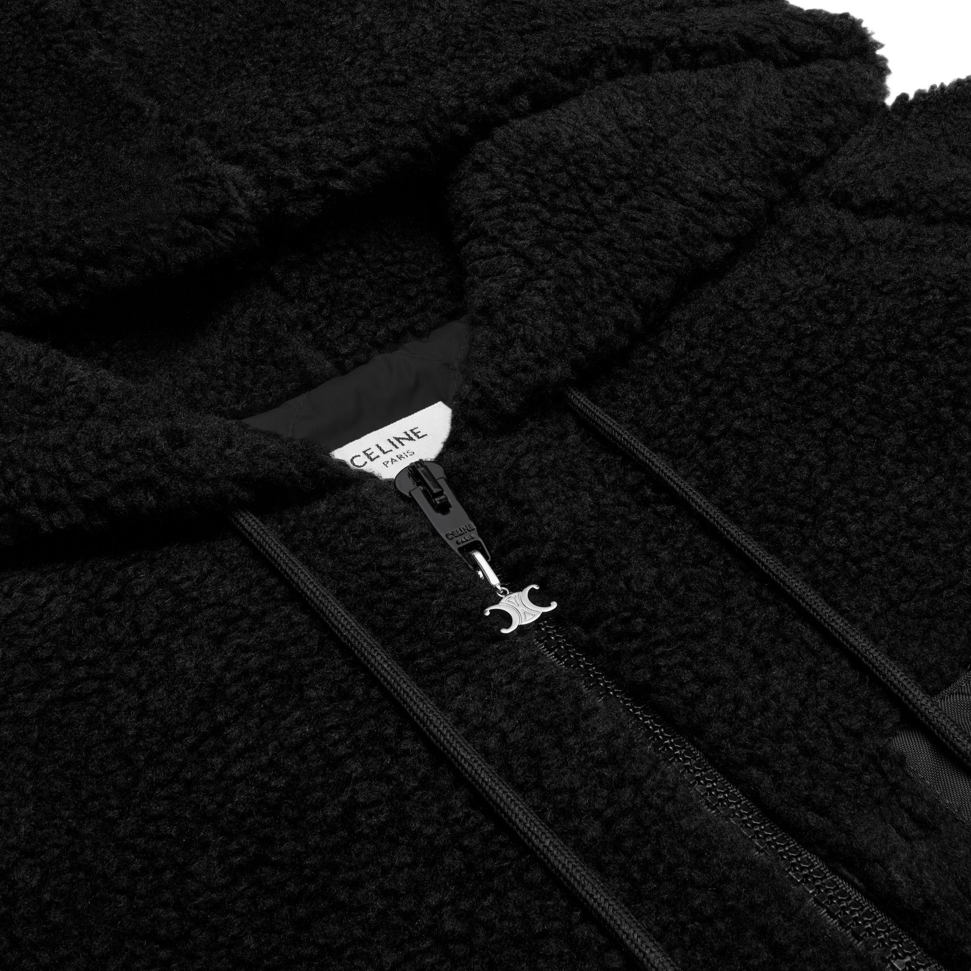 Buy CELINE Celine Hooded Jacket 'Black/White' - 2Y30H699M 38AW | GOAT
