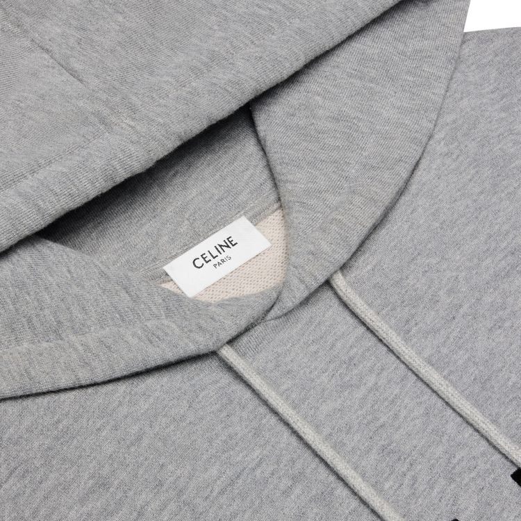 CELINE Celine Loose Hoodie Grey MelangeBlack