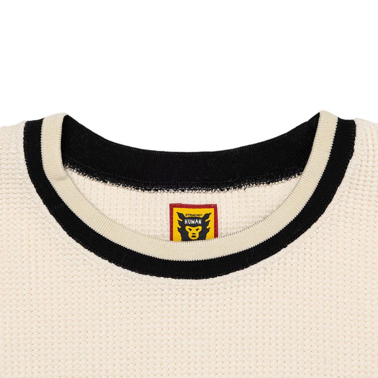 Human Made Thermal Long Sleeve T Shirt White