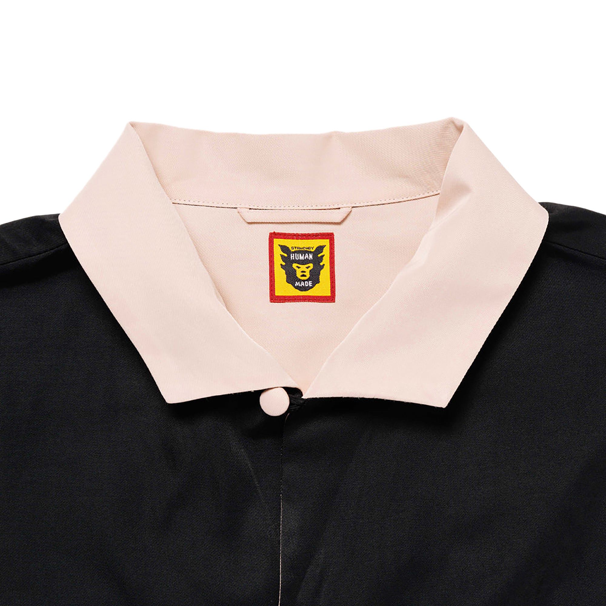 Buy Human Made Open Collar Shirt 'Black' - HM28SH019 BLAC | GOAT