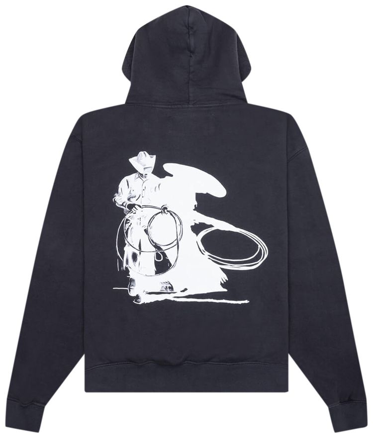 One Of These Days Wanted Hoodie Washed Black