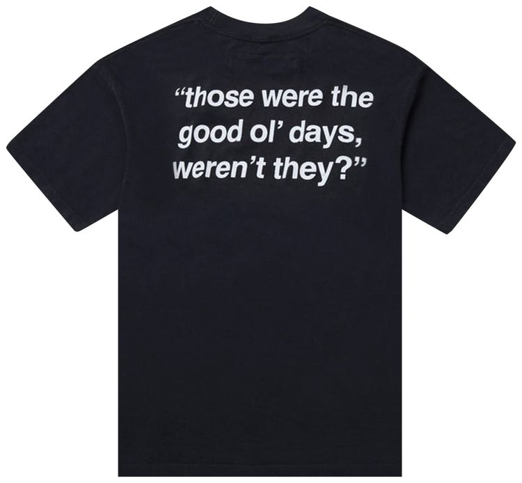 One Of These Days Last Ride Short Sleeve T Shirt Sun Faded Washed Black