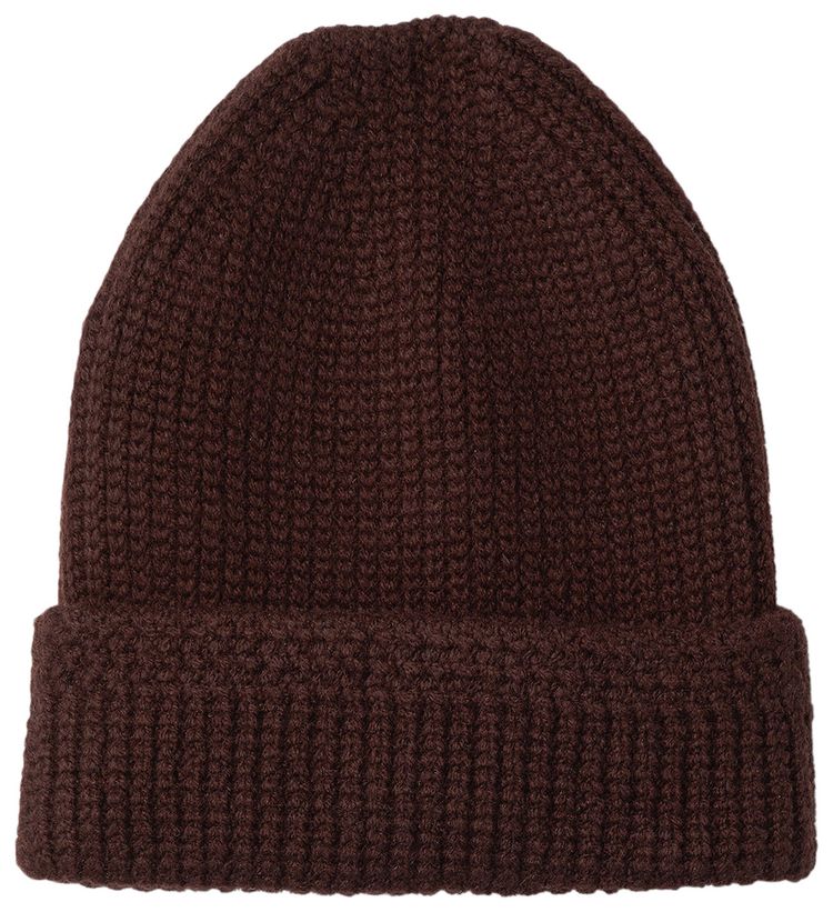 Visvim Cashmere Knit Beanie Dark Brown