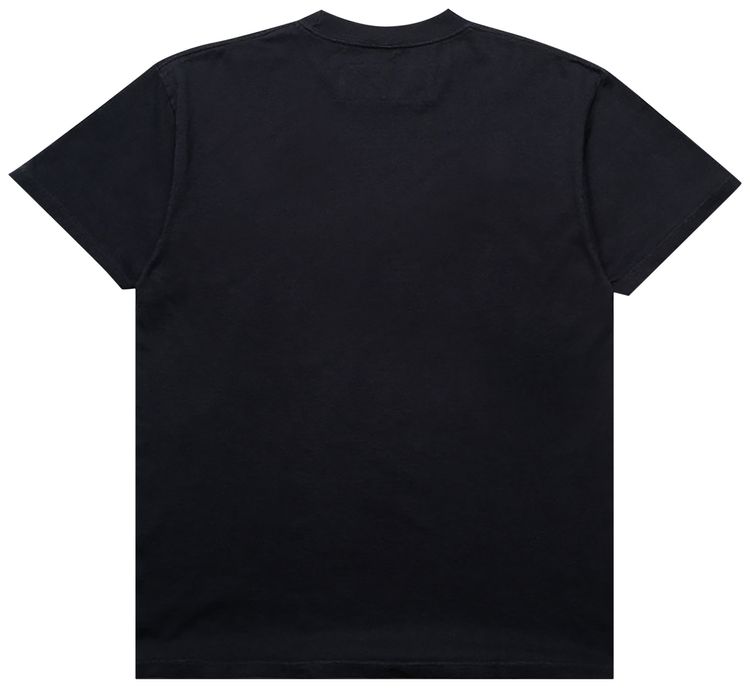 One Of These Days Long Horn Short Sleeve T Shirt Washed Black