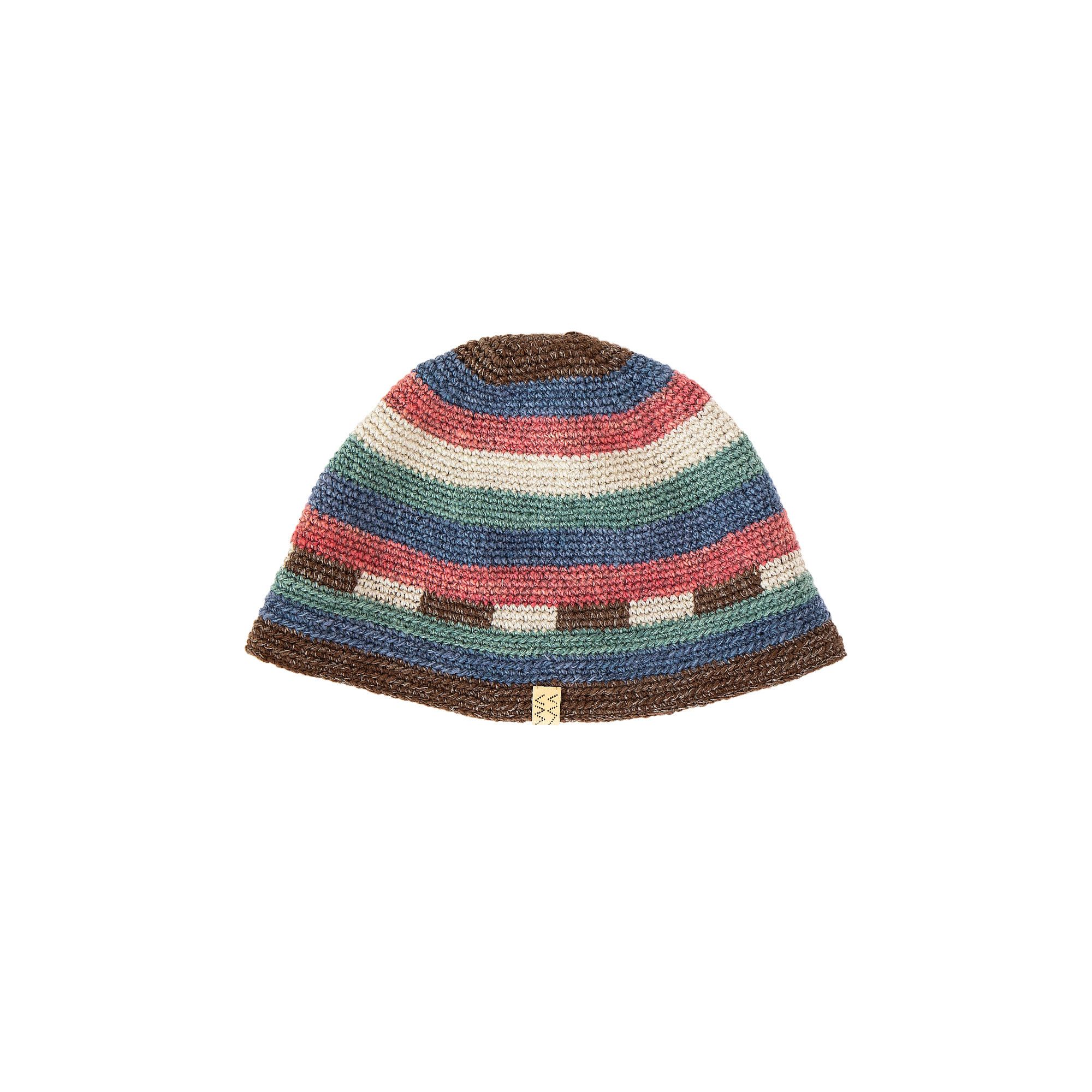 帽子 visvim 24FW MEDA CROCHET KNIT HAT visvim 24FW MEDA CROCHET KNIT HAT Visvim Meda striped