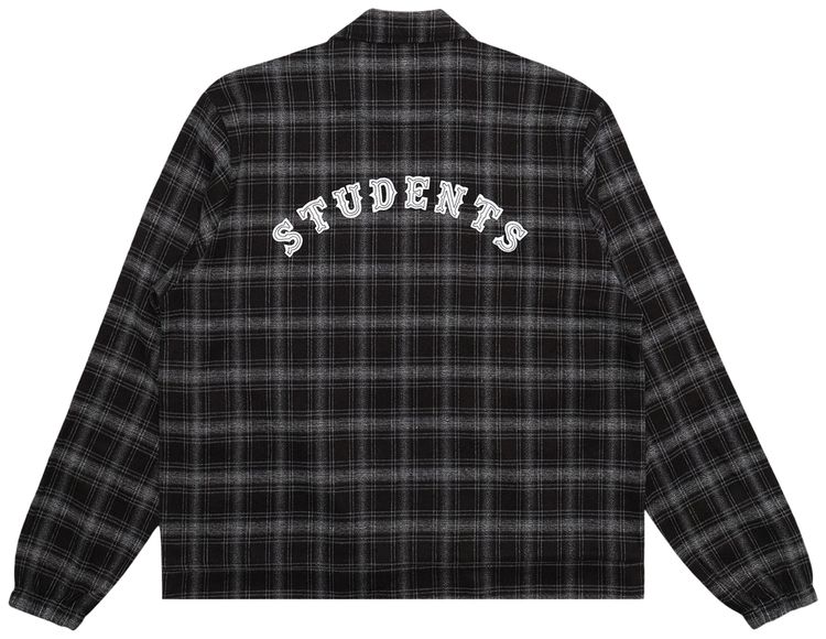 Students Gonzales Wool Plaid Jacket Black