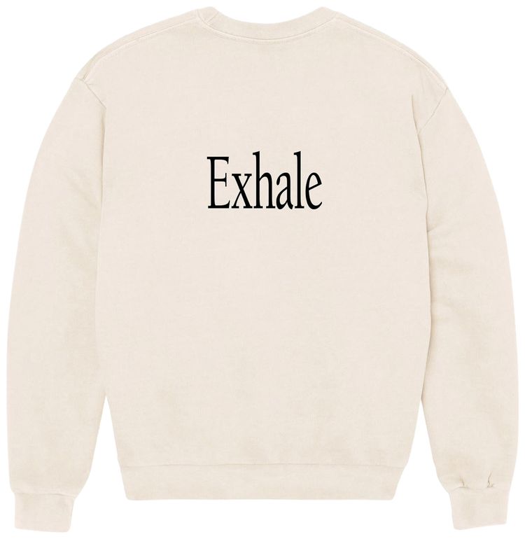 Students Kind Reminder Fleece Crew Sweater Nude