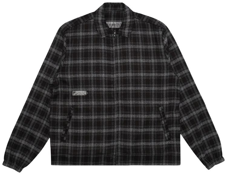 Students Gonzales Wool Plaid Jacket Black