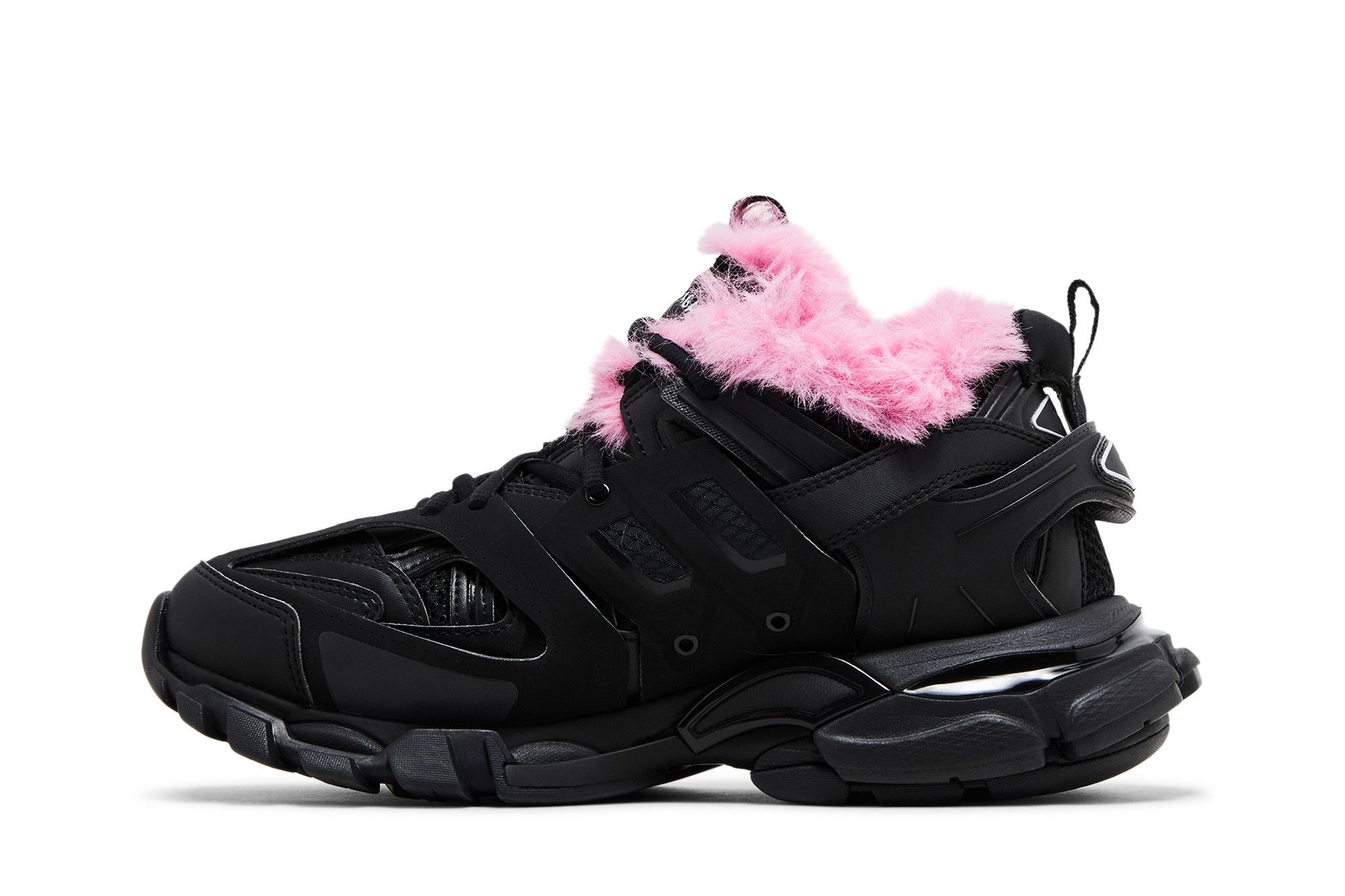 Buy Balenciaga Wmns Track Sneaker 'Fake Fur - Black Pink