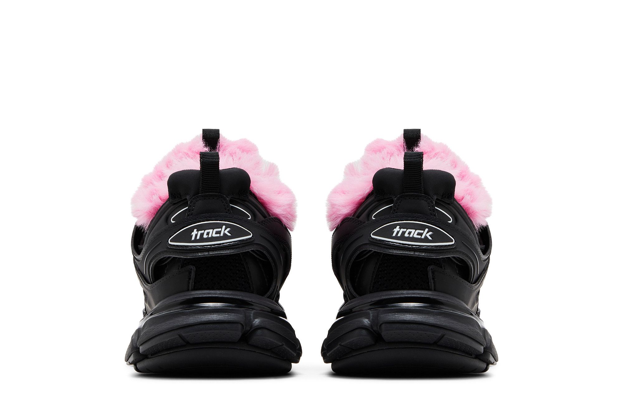 Buy Balenciaga Wmns Track Sneaker 'Fake Fur - Black Pink