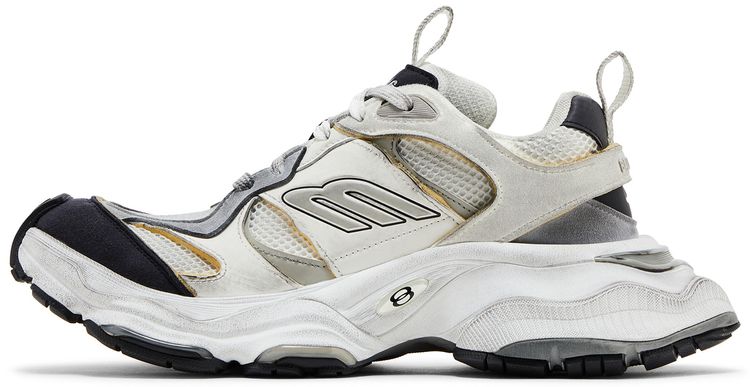Balenciaga Cargo Sneaker Worn Out   White Black