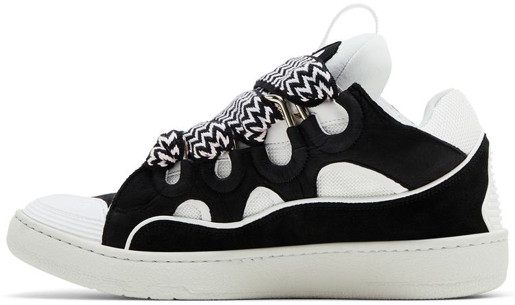 Lanvin Curb Sneakers Black White