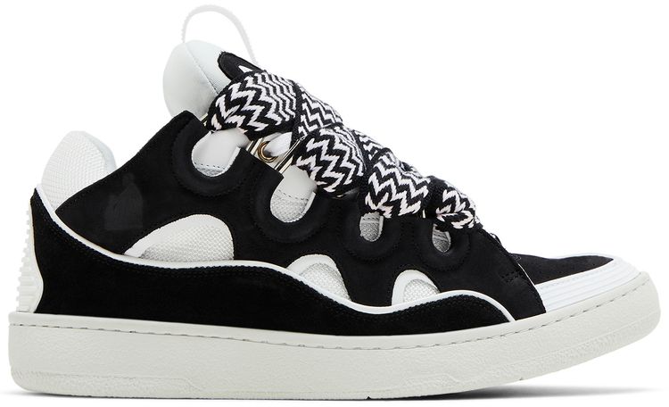 Lanvin Curb Sneakers Black White