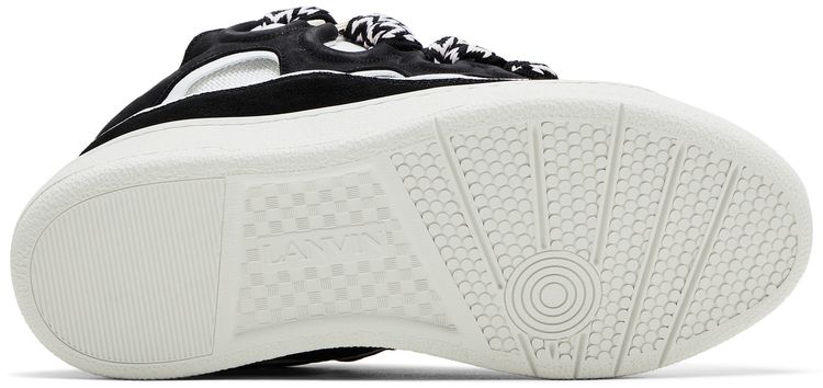 Lanvin Curb Sneakers Black White