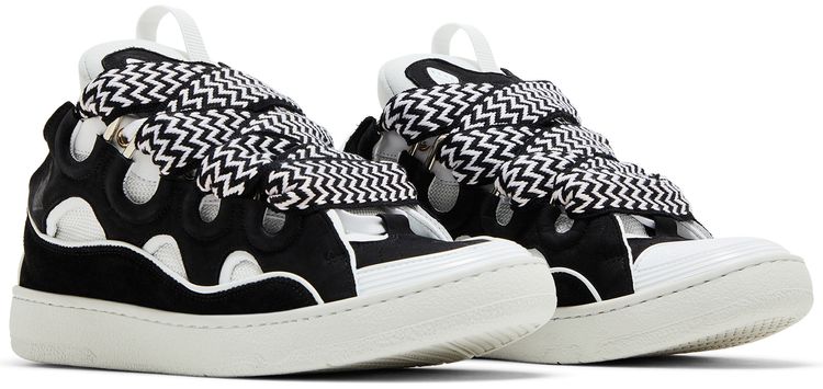 Lanvin Curb Sneakers Black White